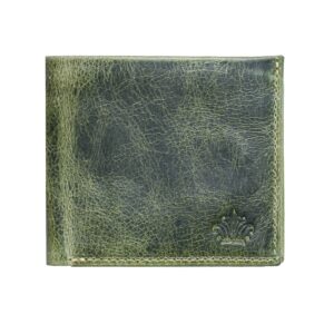 Royals Leather Forest Green Bi-Fold Wallet