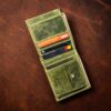 Royals Leather Forest Green Bi-Fold Wallet - Image 2