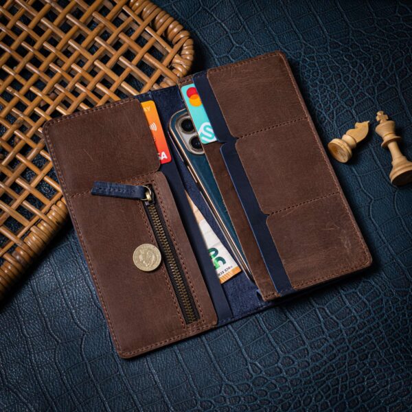 Classic Premium Leather Travel Wallet - Image 2
